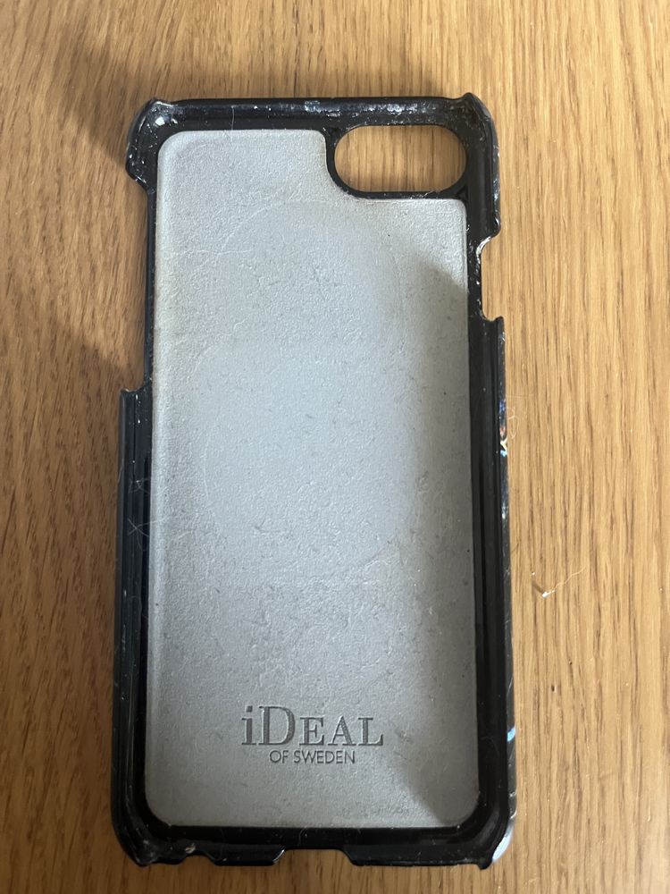 Ideal of Sweden iphone 7 8 etui Laurent marble + uchwyt ring mount