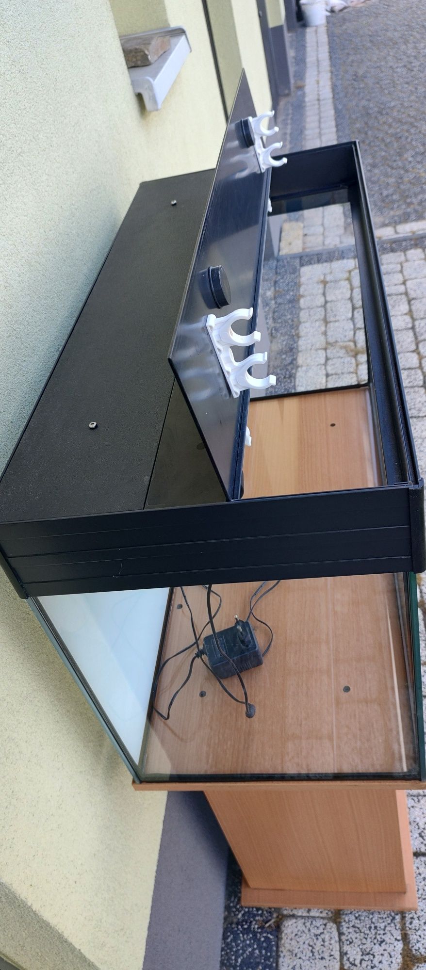 Akwarium 112 L oświetlenie LED z szafką