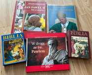 Biblie + śpiewnik + książki