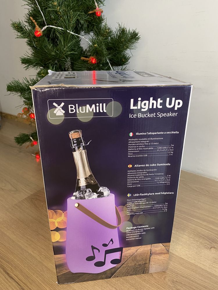 Blumill Bluetooth Колонка с Led подсветкой