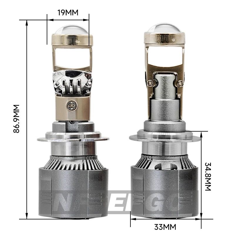 Żarówki BI LED H7 80W 12V 6000K Canbus