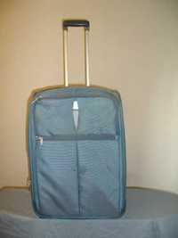 Чемодан большой серый брендовый DELSEY, валіза, размер 60Х45Х28/33 см.