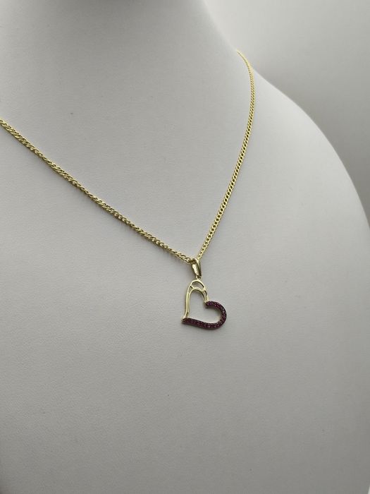 Złota Zawieszka Serce Pr.585 Nowa Zapraszamy