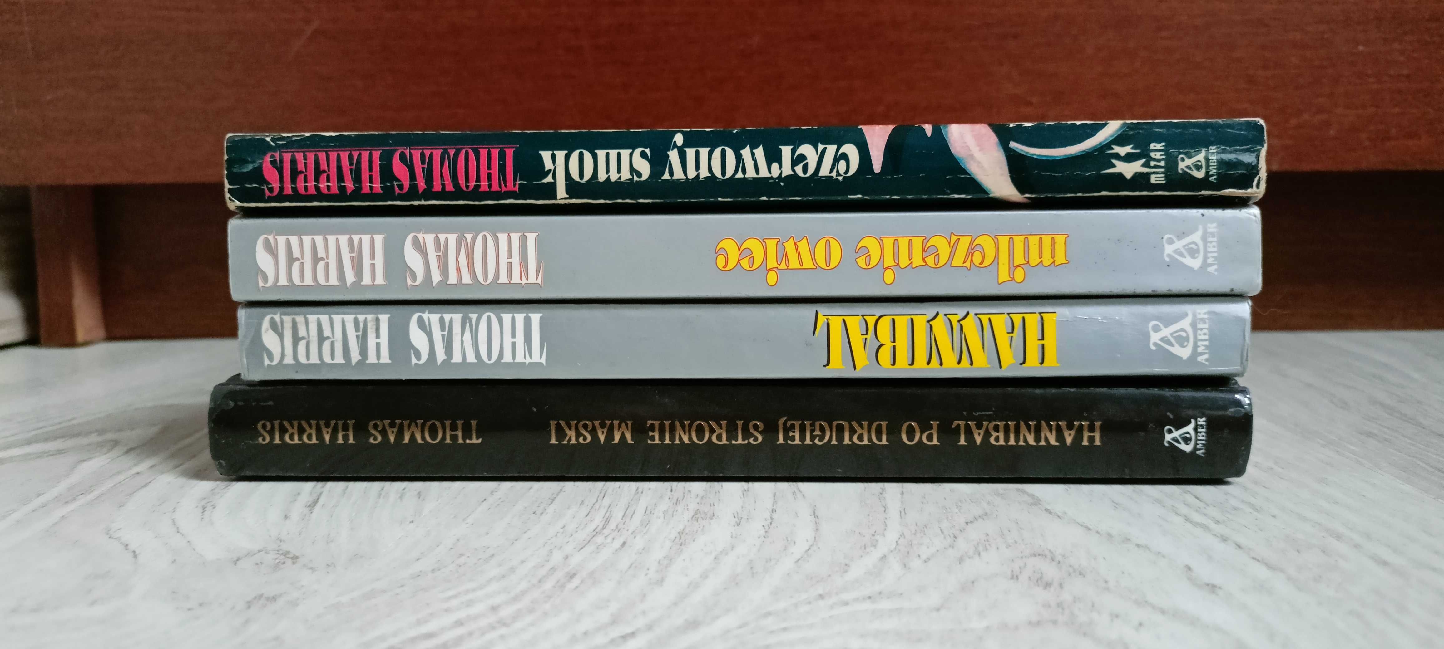 4x Thomas Harris Milczenie owiec Hannibal Po drugiej Czerwony smok