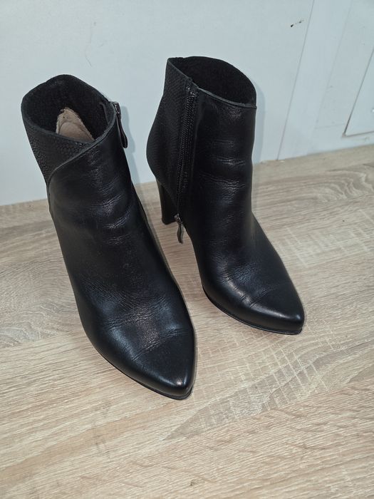 Botki skórzane rozmiar 37