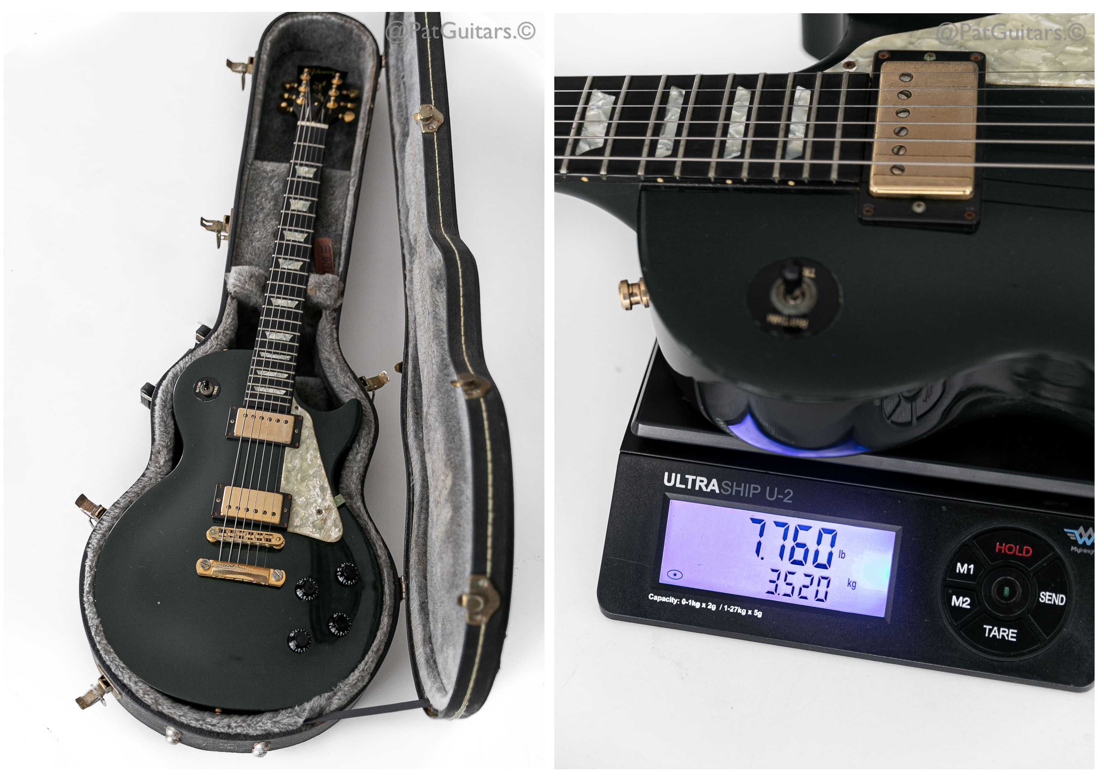 1993 Gibson Custom Shop Les Paul Studio with Ebony Fretboard.