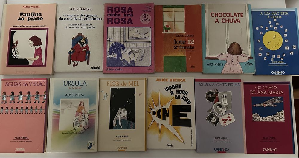 10€ - Pack de 9 Livros Alice Vieira