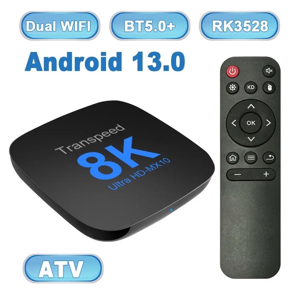 Smart TV Box Приставка Android 13 Transpeed