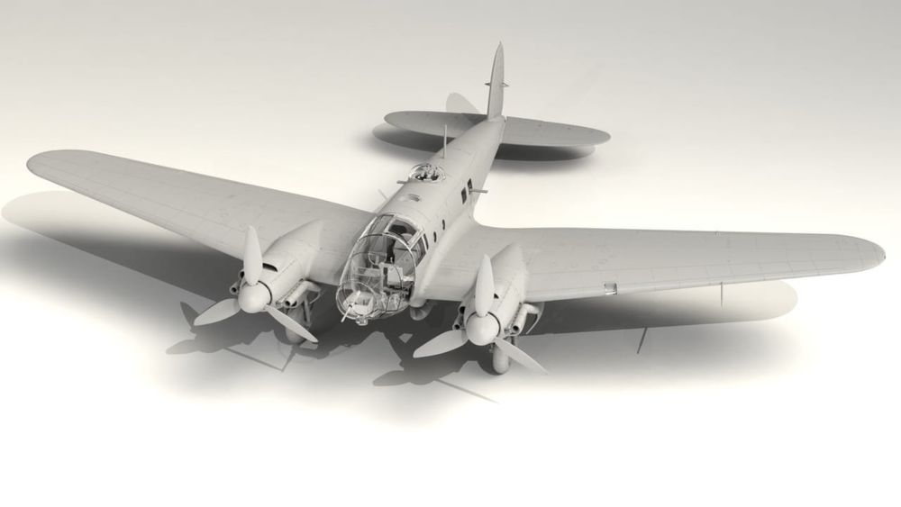 ICM 48264 model do sklejania 1:48 samolot Heinkel He 111H-20