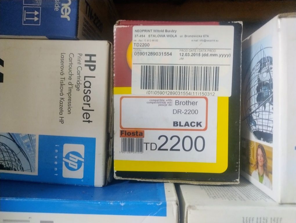 Tonery do drukarekhp 8 sztuk