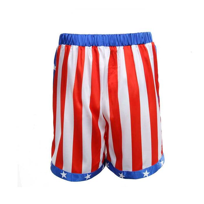 Calções Rocky Balboa Robe Sylvester Stallone Filme Creed Boxe