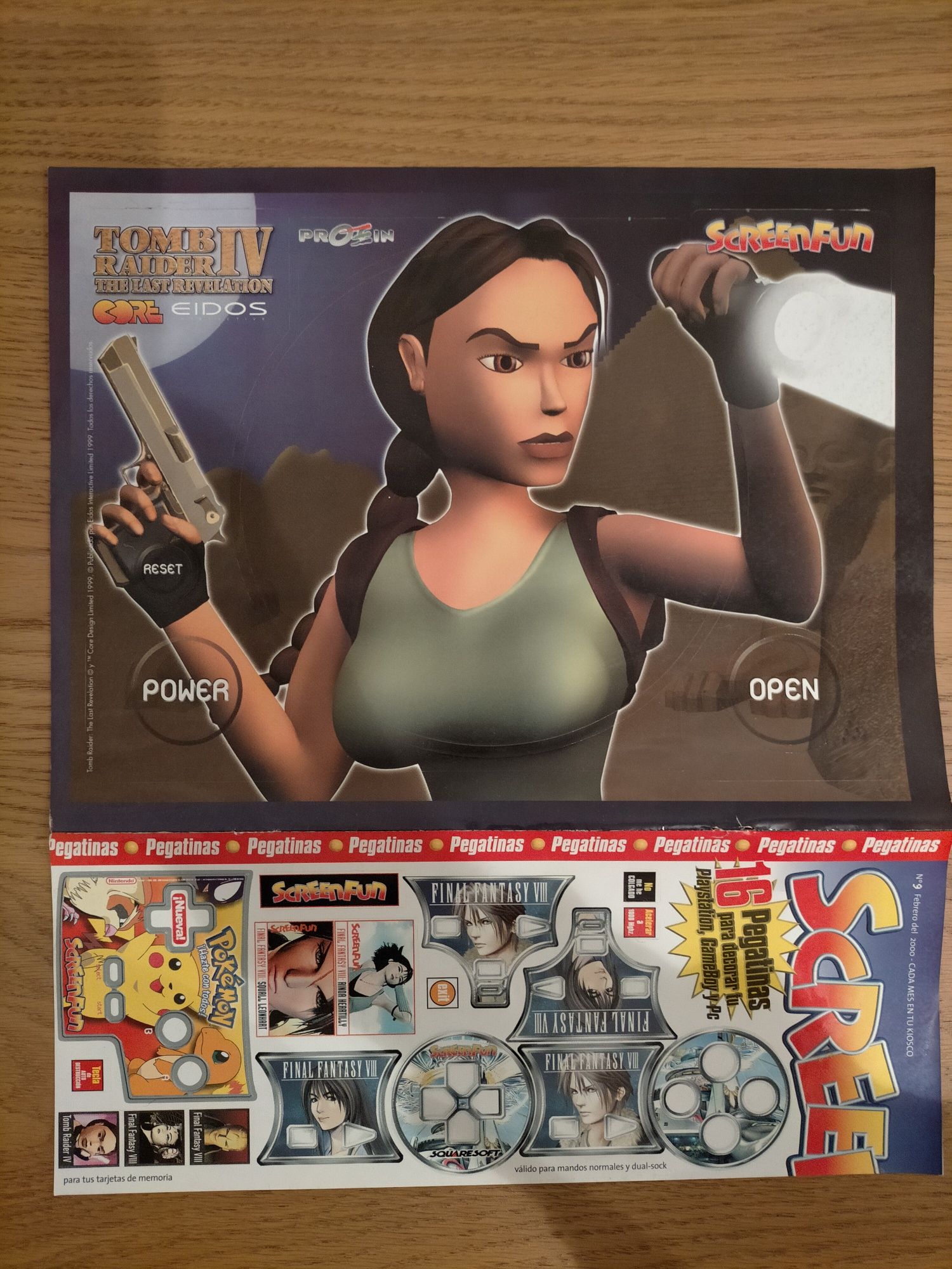 Skins PlayStation Tomb Raider - Lara Croft, Final Fantasy e Pókemon