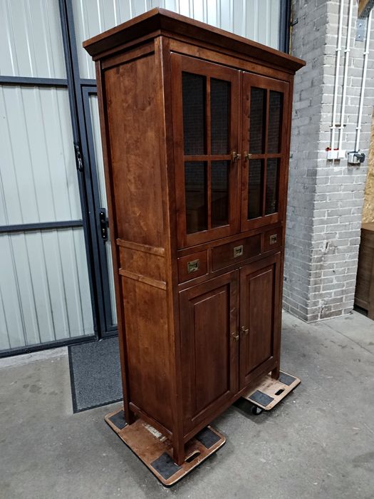 Kredens drewniany, kolonialny, import