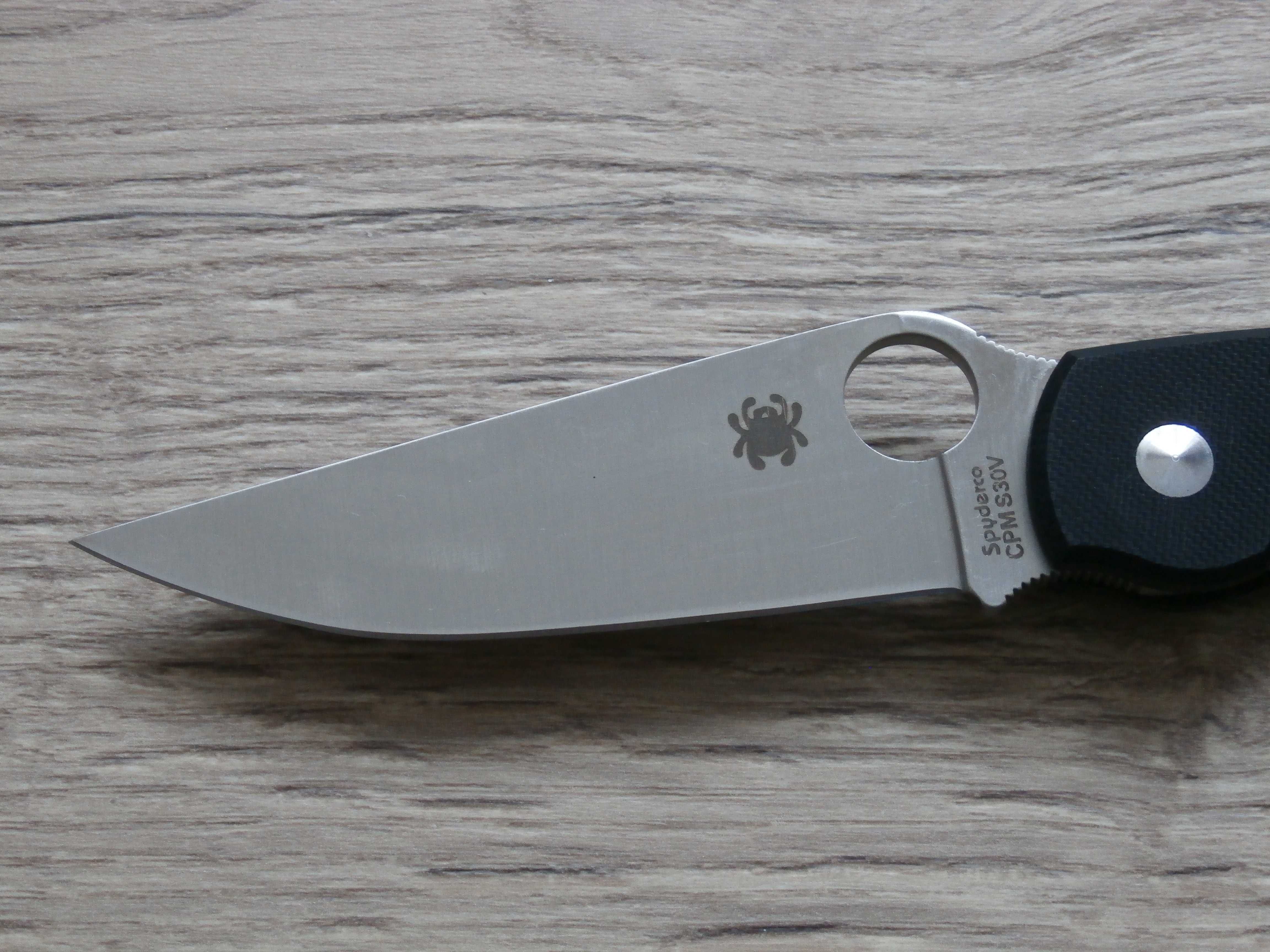 Туристичний Складний Ніж SPYDERCO Milirary PA60-BK 24см,Нож Спайдерко