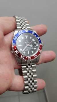 Zegarek automatyczny Relax Pepsi substytut Rolex GMT Master II