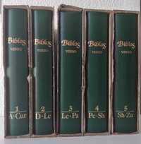 Biblos - Enciclopédia das literaturas - livros novos caixas originais