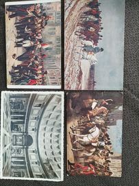 pocztówki z Napoleonem i jedną z Rzymu