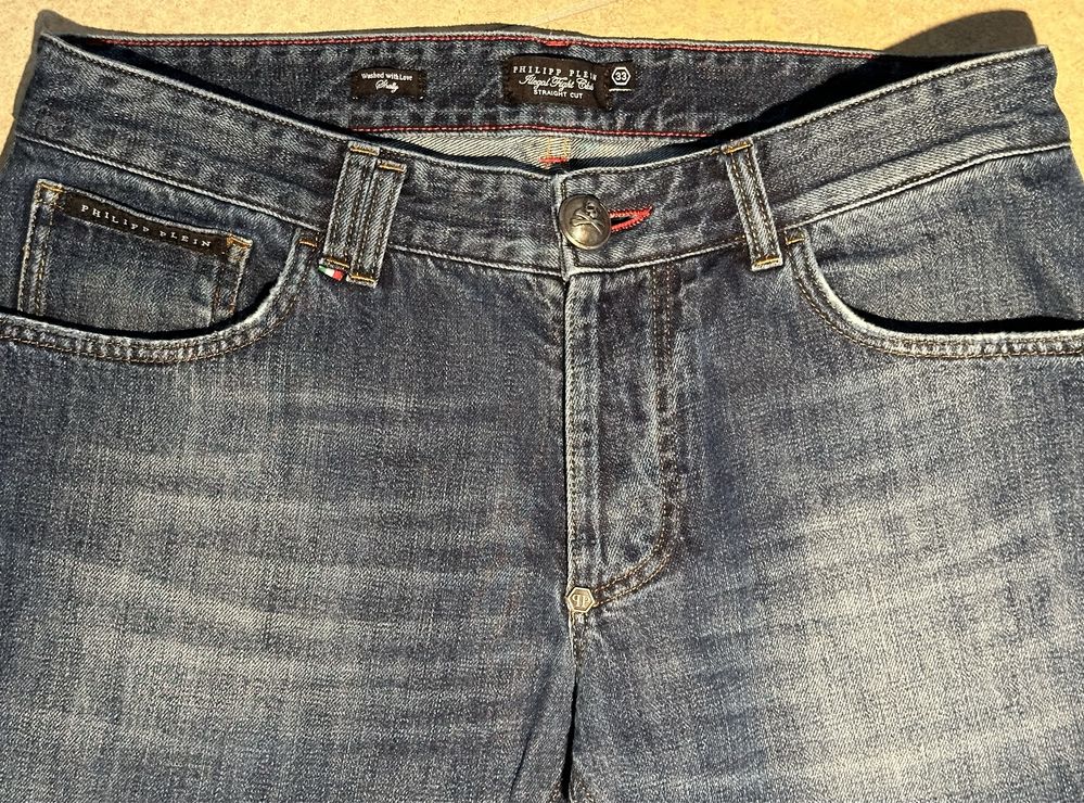 Мужские джинсы Phillip Plein в размере 33 (Gucci, Dolce, Louis)