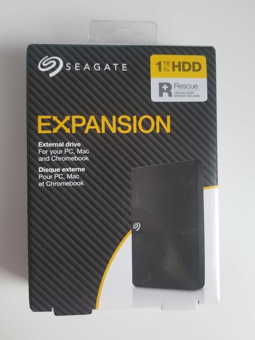 Nowy dysk zewnętrzny Seagate Expansion 1TB Portable HDD