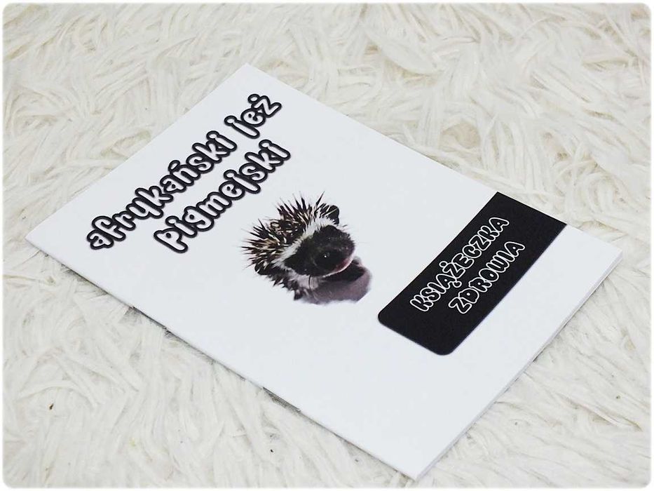 Książeczka Zdrowia Jeż pigmejski Nowa