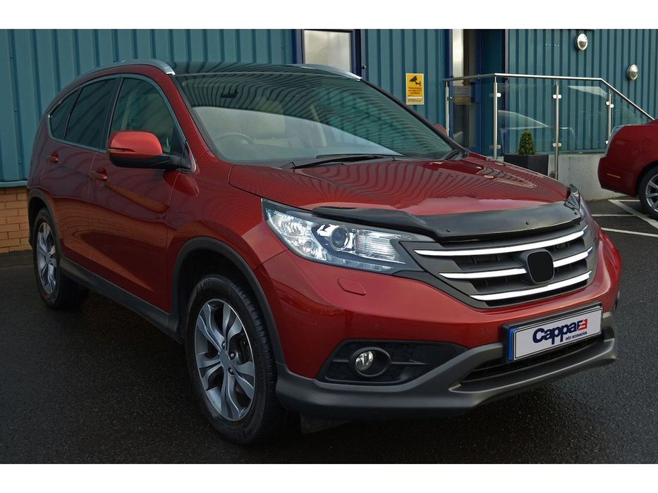 Honda CRV Дефлектор капота (мухобойка) EuroCap