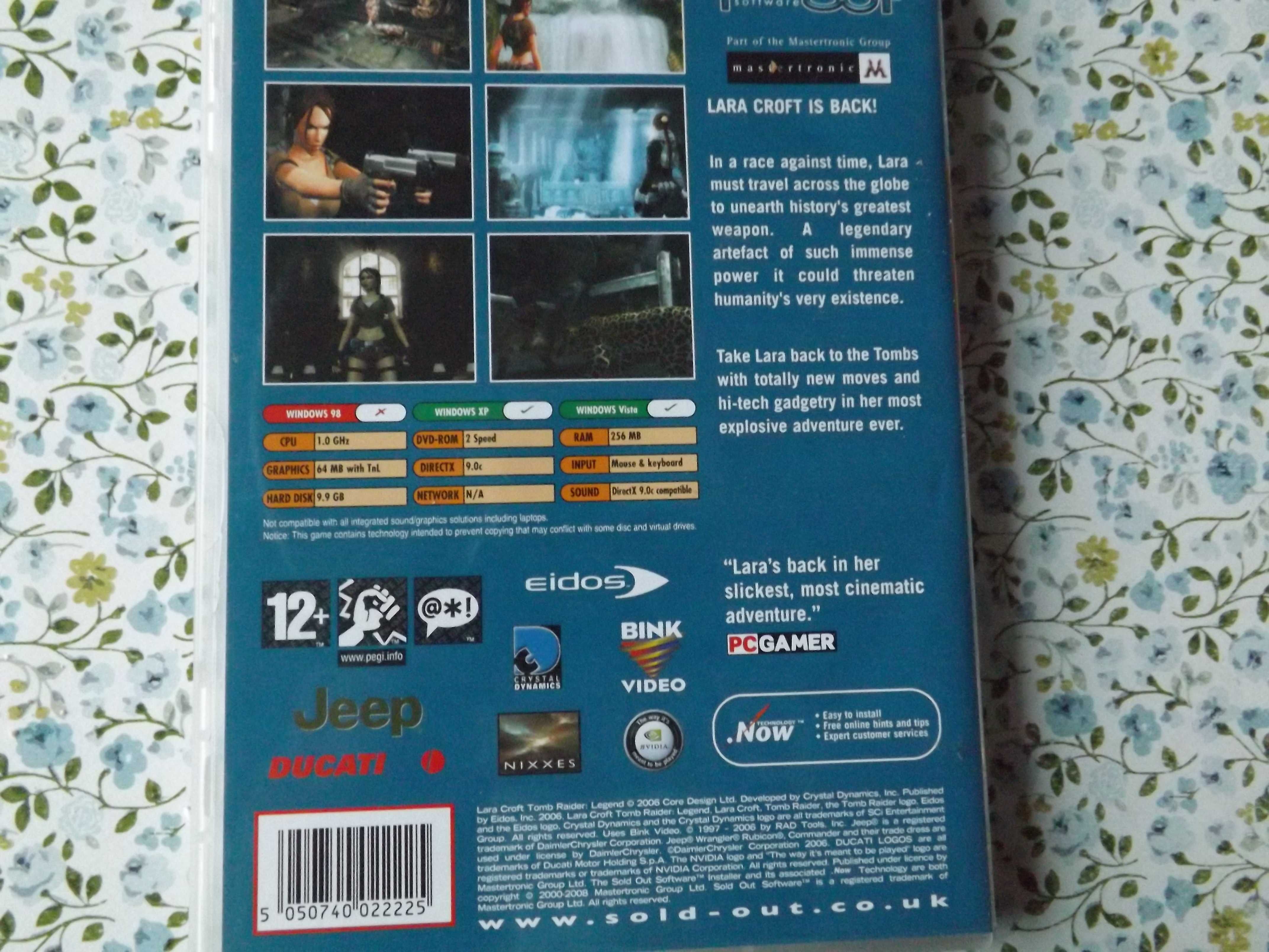 tomb raider legend gra PC dvd