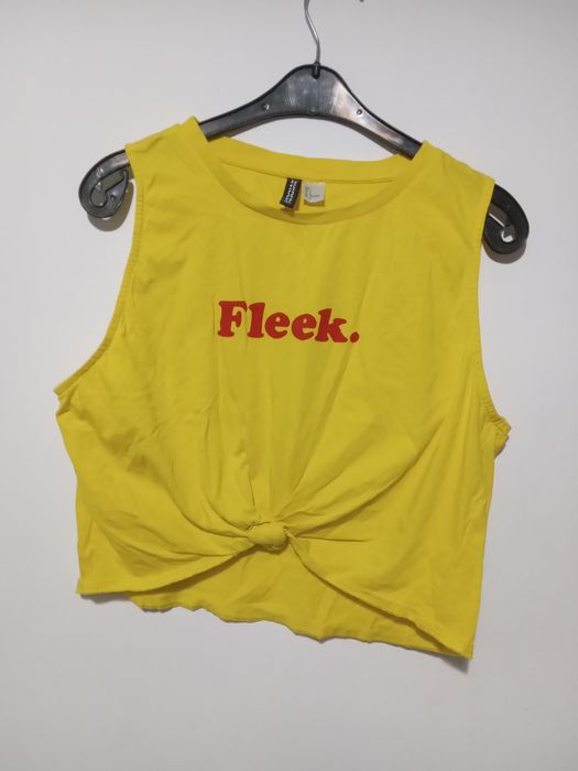 Koszulka crop top L