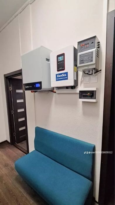 Гібридний інвертор 6,2 KVA акумуляторна батарея  5.12 KVA, 10.24 KVA