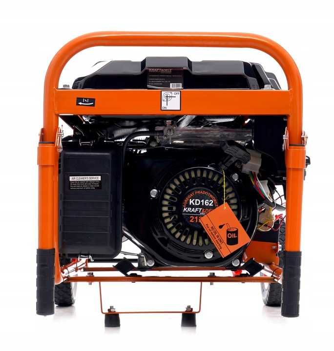 Agregat Prądotwórczy 5200W 7KM 230V MIEDŹ EL-START Jakość Sklep