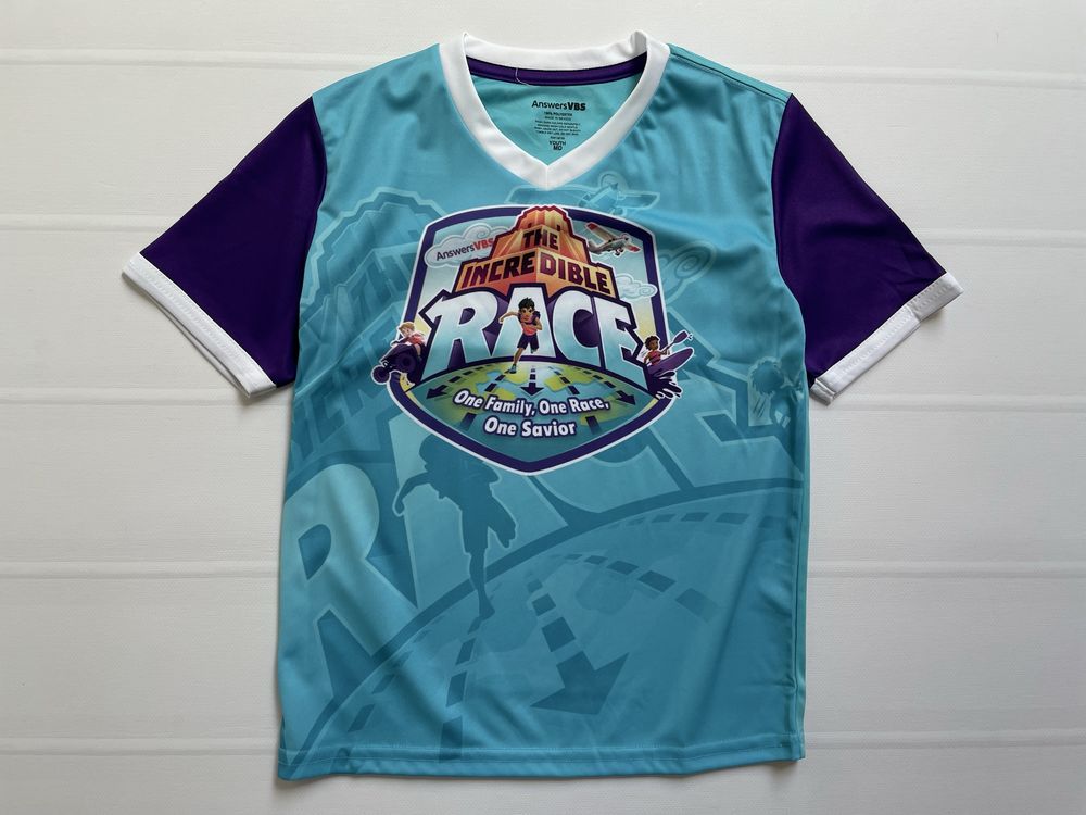 128-140 Answers VBS koszulka tshirt The Incredible Race