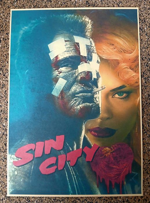Poster - Sin City (papel kraft, formato A3)