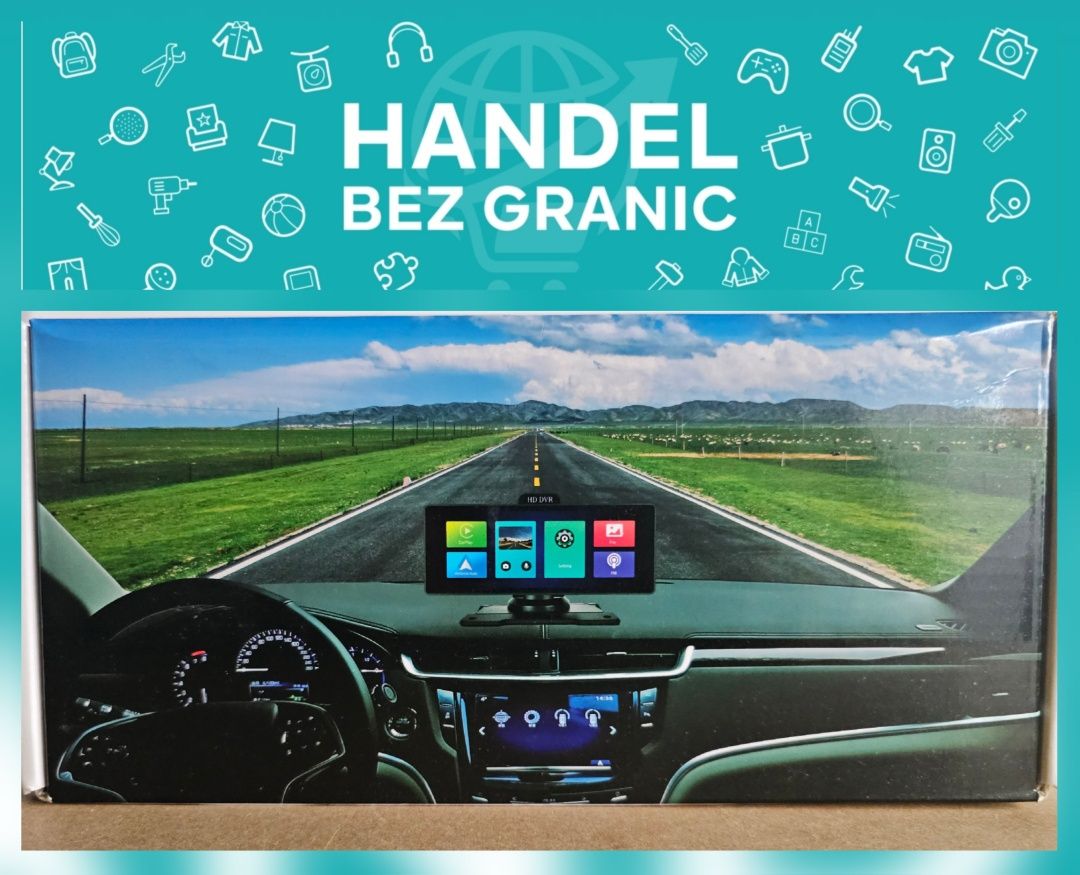 Multimedialna stacja Android Auto / Apple CarPlay z rejestratorem