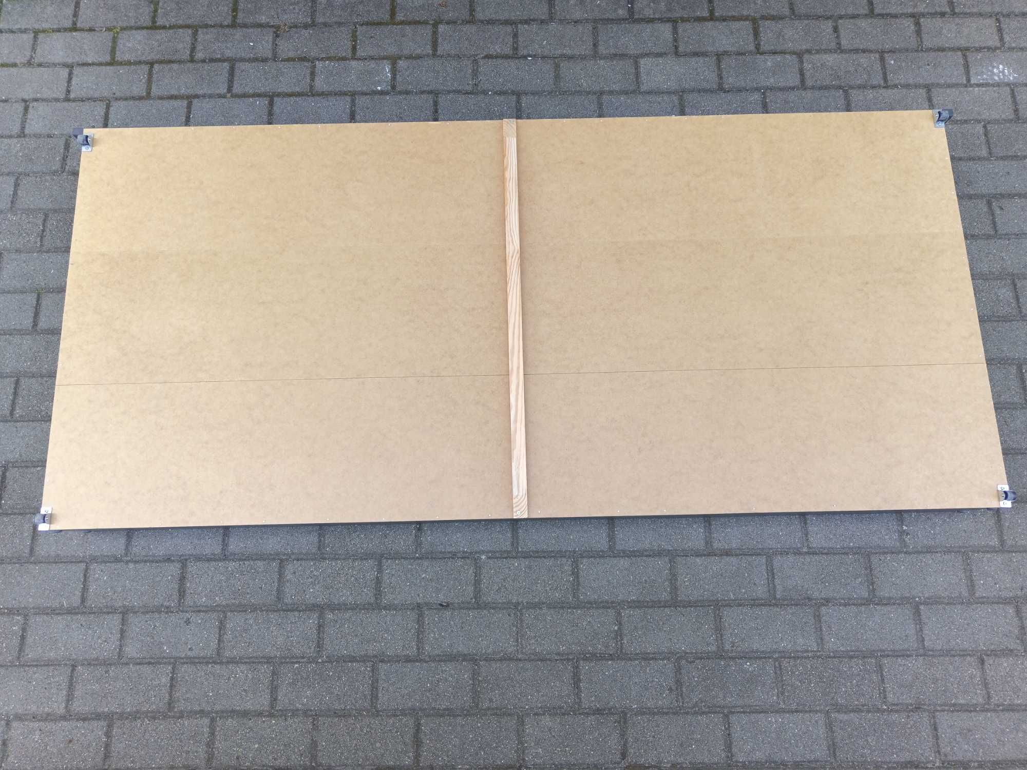 Łóżko piętrowe dwuosobowe /SPRAWNE/ DWA materace / 194x85 / Interbeds