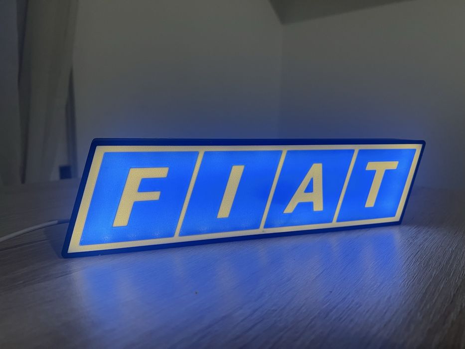 Letreiro luminoso FIAT