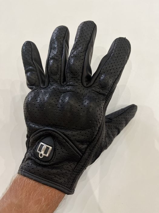 Мото рукавиці шкіряні Icon Pursuit перчатки перфорированные