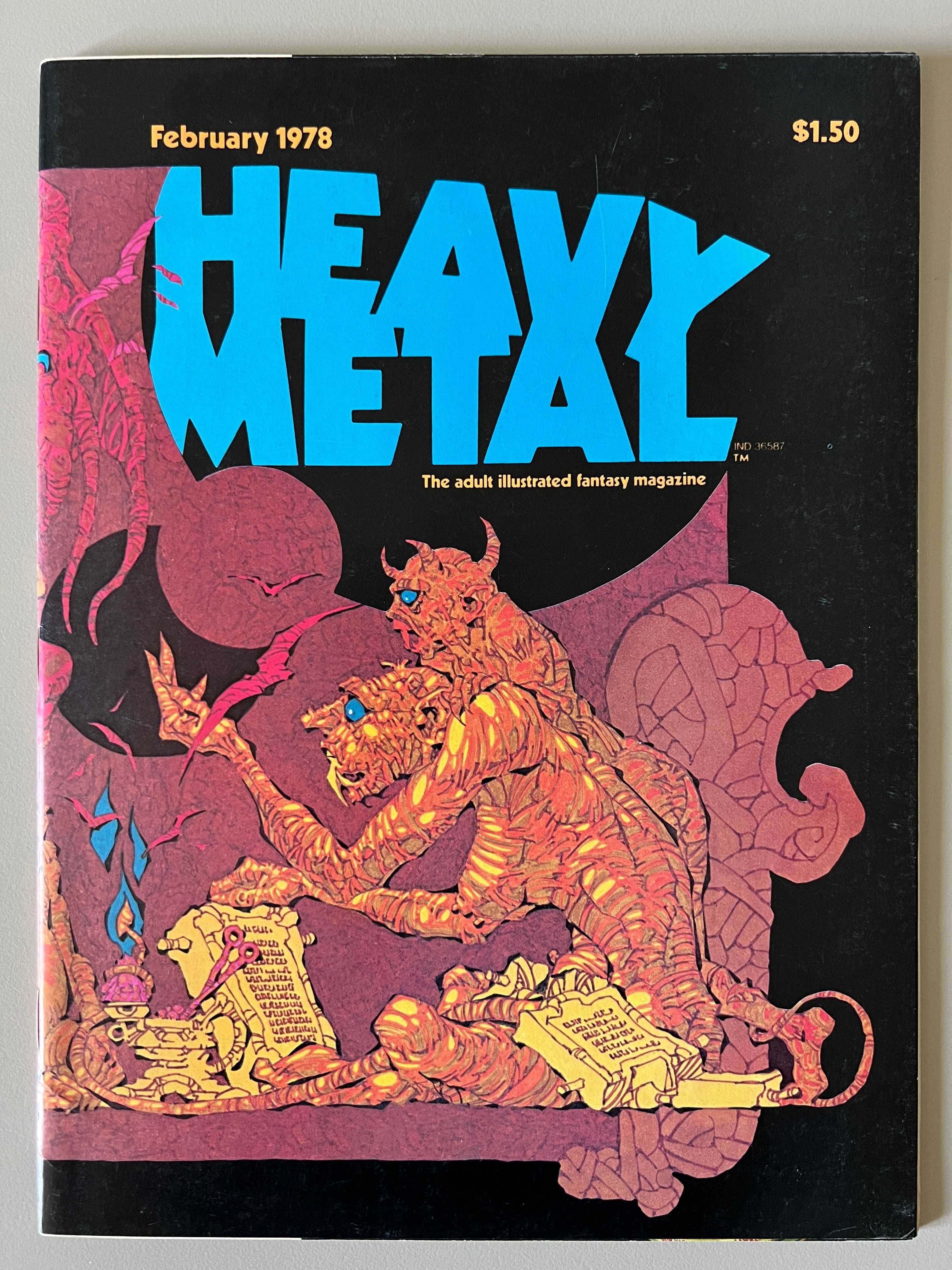 Heavy Metal Magazine February 1978