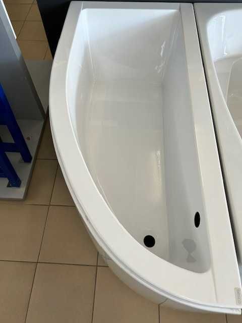 Wanna narożna  z obudową BESCO 150X70 lewa
