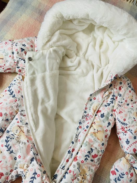 Комбінезон дитячий зимовий George з чоловічками на новон.зріст 50-56см