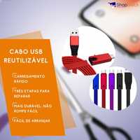 Cabo USB Reutilizável