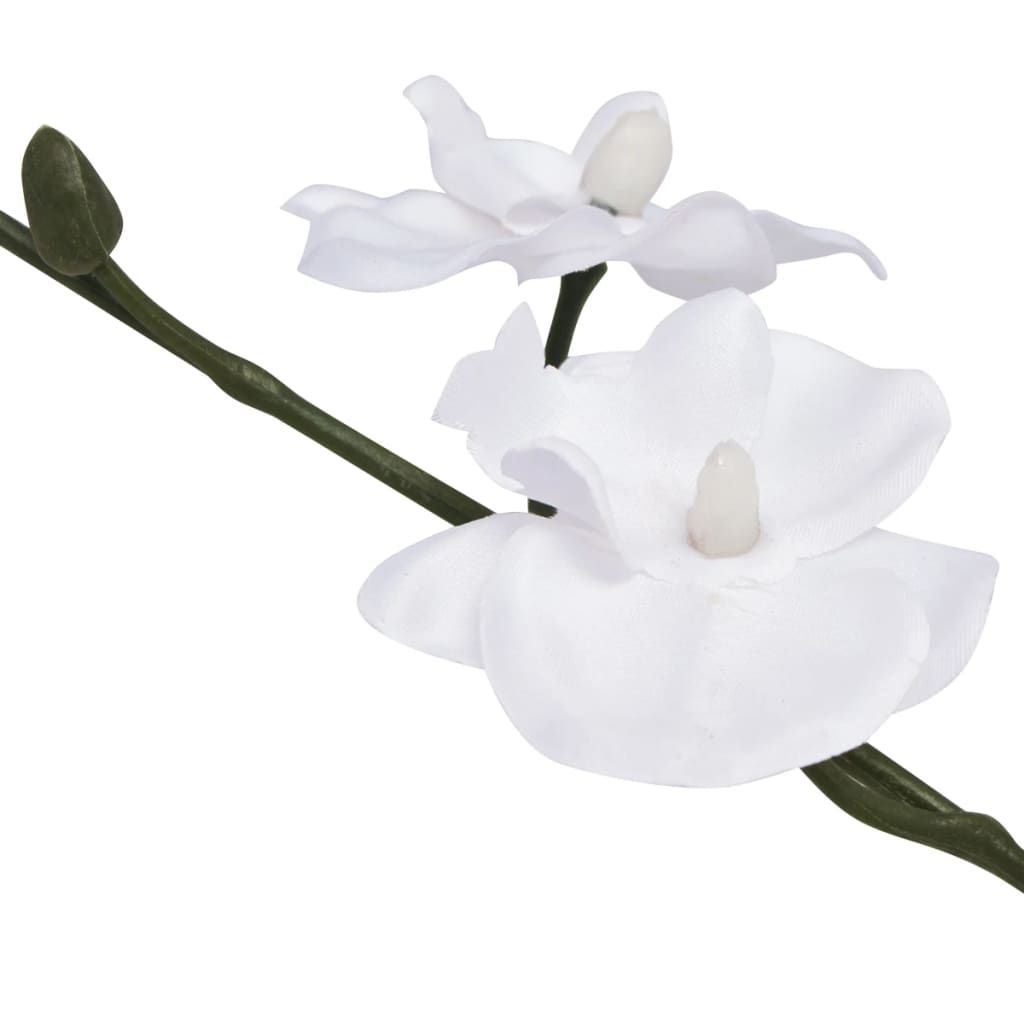 Vidaxl Sztuczna Orchidea Z Doniczką, 30 Cm, Kolor Biały