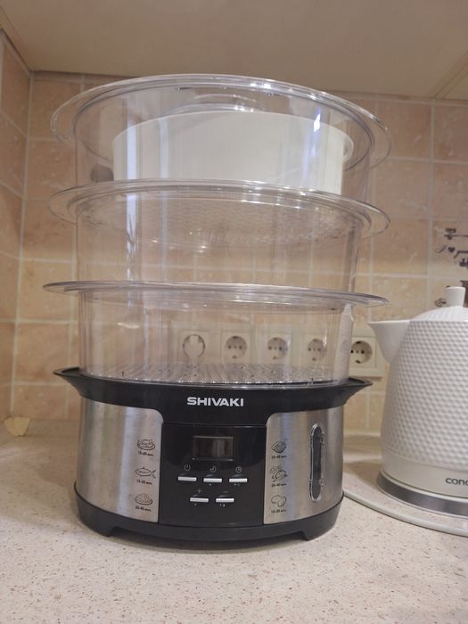 Пароварка , 1000 Вт Shivaki