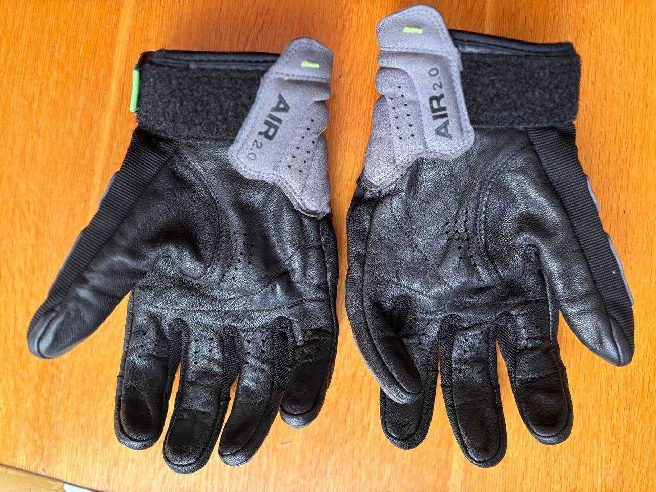 Моторукавички Shima Air 2.0 Grey XL — шкіра, сенсорні, літо,розмір XL