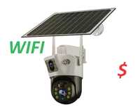 Беспроводная WI-FI уличная камера с солнечной батареей (панель)