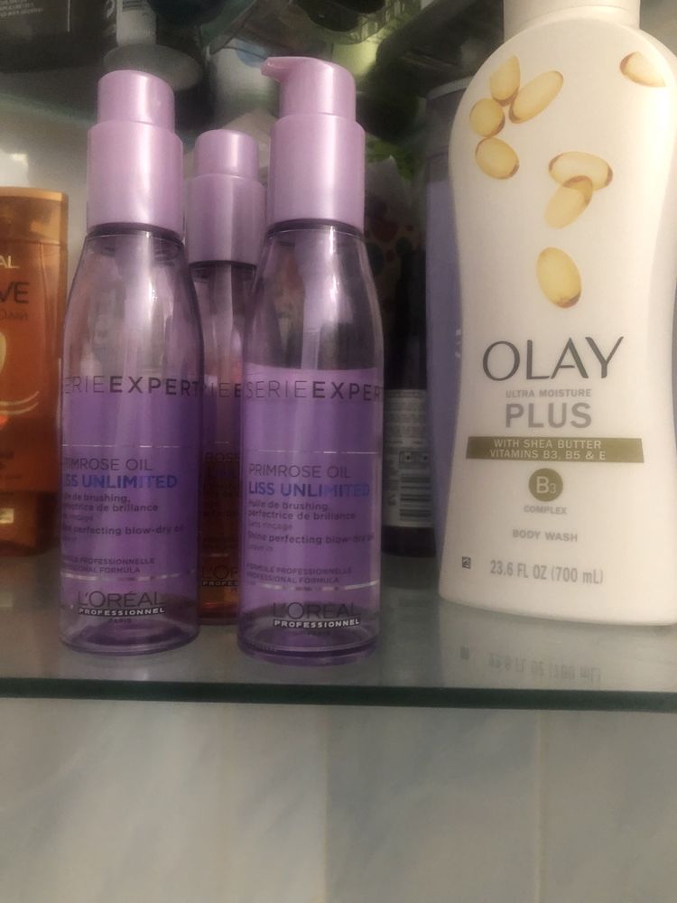 L’Oréal liss unlimited. Ціна за всі . Пусті пляшечки від олійки 3 шт