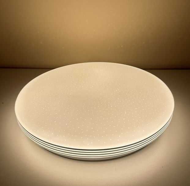 Люстра "Срібло" 24-90W – стельовий LED світильник із пультом