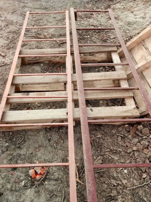 Драбина металева Лестница на чердак металлическая 2 штуки 2.6м х 0.6м