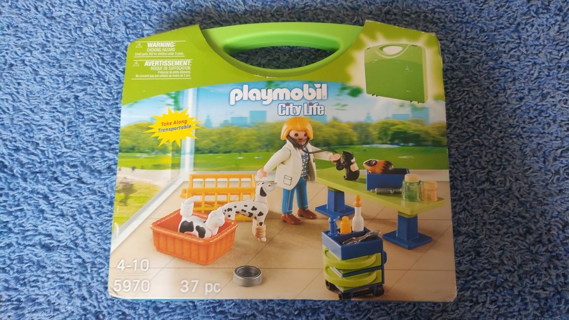 Zestaw kliniki weterynaryjnej z futerałem # 5970 playmobile