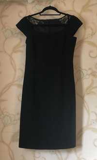 Платье черное длинное