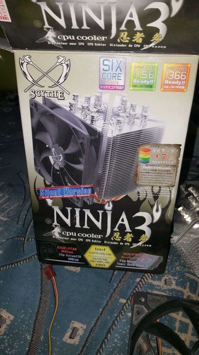 кулер для процессора Scythle Ninja 3 (под Интел и АМД)