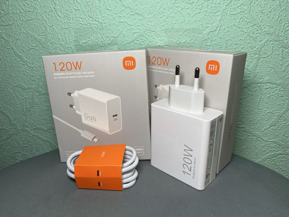 Зарядное устройство xiaomi 120w. Блок питания + шнур